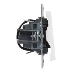   Legrand Suno egypólusú kapcsoló jelzőfénnyel 10AX, fehér (Legrand 721111)