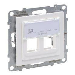   Legrand Suno kettős keystone adapter, fehér (Legrand 721145)