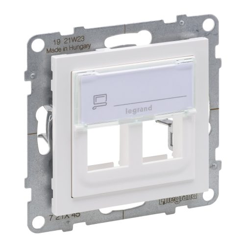 Legrand Suno kettős keystone adapter, fehér (Legrand 721145)