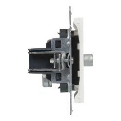   Legrand Suno TV aljzat, "F" típus, csillagpontos, fehér (Legrand 721163)