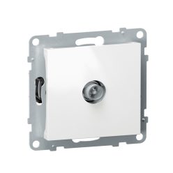   Legrand Suno TV aljzat csillagpontos, fehér (Legrand 721164)