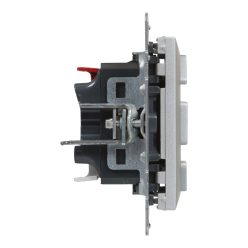   Legrand Suno redőnykapcsoló (3 állású) 6A, mechanikus végállású motor közvetlen vezérléséhez, alumínium (Legrand 721339)