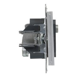   Legrand Suno TV-R-SAT aljzat, végzáró (10 dB), alumínium (Legrand 721369)