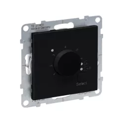   Legrand Suno szobatermosztát padlófűtéshez, 16A, fekete (Legrand 721437)