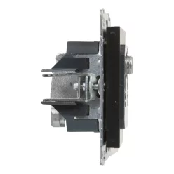   Legrand Suno TV-R-SAT aljzat, átmenő (14 dB), fekete (Legrand 721468)