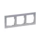 Legrand Suno 3-as keret, csiszolt alumínium (Legrand 721563)
