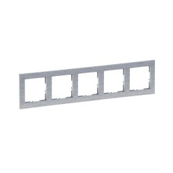  Legrand Suno 5-ös keret, csiszolt alumínium (Legrand 721565)