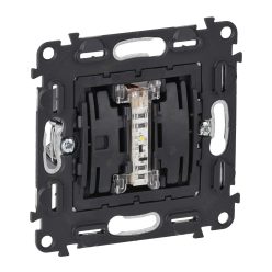   Legrand Valena InMatic kétpólusú kapcsoló mechanizmus ellenőrzőfénnyel (Legrand 752041)