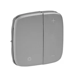   Legrand Valena Allure 2 vezetékes nyomógombos fényerőszabályzó burkolat, alumínium (Legrand 752087A)