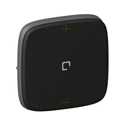   Legrand Valena Allure 3 vezetékes nyomógombos fényerőszabályzó burkolat, fekete (Legrand 752093A)