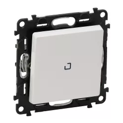   Legrand Valena Life egypólusú kapcsoló ellenőrzőfénnyel 10 AX fehér (Legrand 752104)