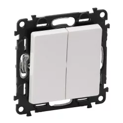   Legrand Valena Life kettős váltóérintkezős nyomó fehér (Legrand 752118)