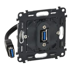   Legrand Valena InMatic elővezetékezett USB adatátviteli csatlakozóaljzat mechanizmus (Legrand 753082)