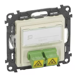   Legrand Valena Life SC/APC egymódusú optikai csatlakozóaljzat elefántcsont (Legrand 753230)