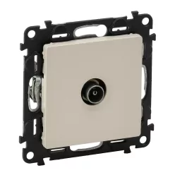   Legrand Valena Life TV aljzat, végzáró, 10 dB elefántcsont (Legrand 753260)