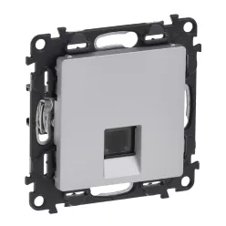   Legrand Valena Life 1xRJ11 csatlakozóaljzat alumínium (Legrand 753338)