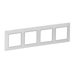   Legrand Valena Life négyes keret fehér–króm (Legrand 754034)