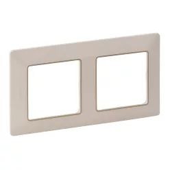   Legrand Valena Life kettős keret elefántcsont–arany (Legrand 754062)
