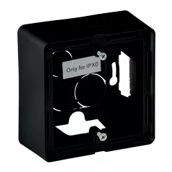   Legrand Valena Life kiemelődoboz, egyes, fekete (Legrand 754066)