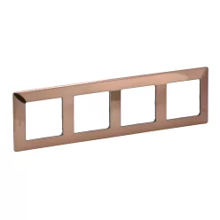   Legrand Valena Life négyes keret réz dekor (Legrand 754164)