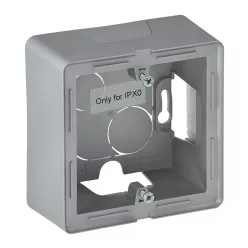   Legrand Valena Life kiemelődoboz, egyes alumínium (Legrand 754211)