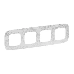   Legrand Valena Allure Négyes keret, Króm dekor (Legrand 754344)