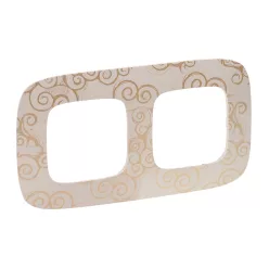   Legrand Valena Allure Kettes keret, Arany dekor (Legrand 754352)