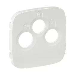   Legrand Valena Allure TV-RD-SAT aljzat burkolat, Gyöngyház (Legrand 754799)