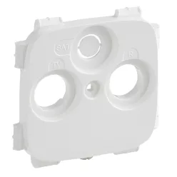   Legrand Valena Allure TV-RD-SAT aljzat burkolat (30 mm), Fehér (Legrand 754805)