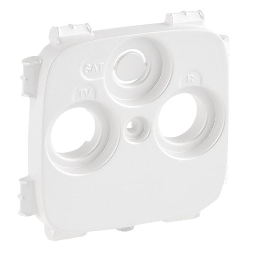 Legrand Valena Allure TV-RD-SAT aljzat burkolat (30 mm), Gyöngyház (Legrand 754809)