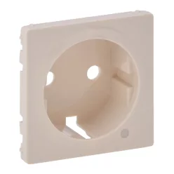   Legrand Valena Life 2P+F csatlakozóaljzat ellenőrzőfényes burkolat, elefántcsont (Legrand 754851)