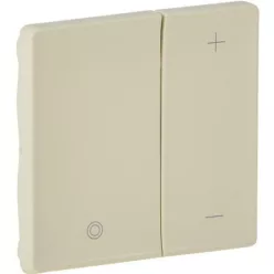   Legrand Valena Life 2 vezetékes nyomógombos fényerőszabályzó burkolat, elefántcsont (Legrand 754891A)