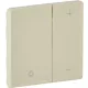 Legrand Valena Life 2 vezetékes nyomógombos fényerőszabályzó burkolat, elefántcsont (Legrand 754891A)