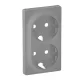 Legrand Valena Life 2x2P+F csatlakozóaljzat burkolat alumínium (Legrand 754952)