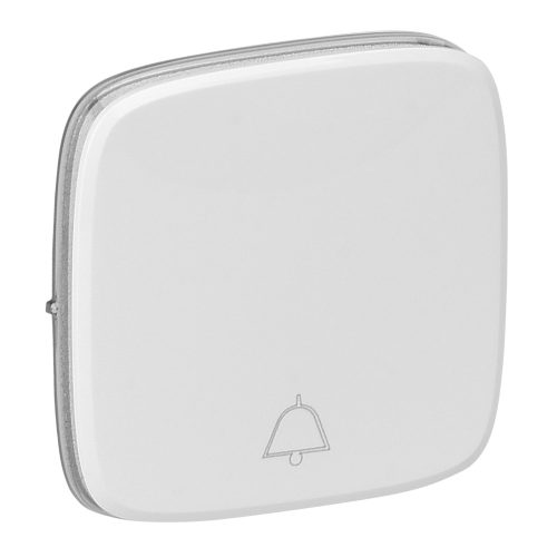 Legrand Valena Allure burkolat csengőjellel, Fehér (Legrand 755015)