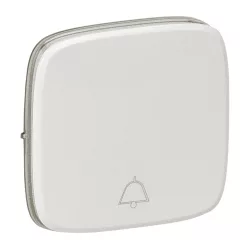   Legrand Valena Allure burkolat csengőjellel, Gyöngyház (Legrand 755019)