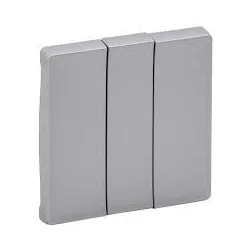   Legrand Valena Life hármas billentyű, alumínium (Legrand 755032)