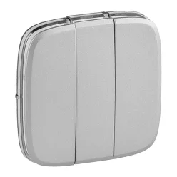   Legrand Valena Allure burkolat multifunkciós vezérlőhöz, Alumínium (Legrand 755037)