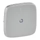 Legrand Valena Allure Kétpólusú kapcsoló burkolat, fj, Alumínium (Legrand 755047)