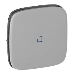   Legrand Valena Allure Egypólusú kapcsoló burkolat jf., Alumínium (Legrand 755087)