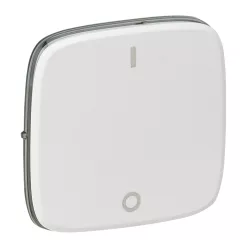   Legrand Valena Allure Kétpólusú kapcsoló burkolat, Fehér (Legrand 755125)