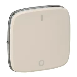   Legrand Valena Allure Kétpólusú kapcsoló burkolat, Elefántcsont (Legrand 755126)