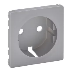   Legrand Valena Life 2P+F csatlakozóaljzat burkolat alumínium (Legrand 755202)