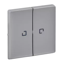   Legrand Valena Life kettős fényjelzős billentyű alumínium (Legrand 755222)