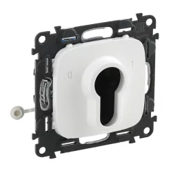   Legrand Valena Allure Kulcsos kapcsoló, 2 állású, burkolattal, Fehér (Legrand 755235)