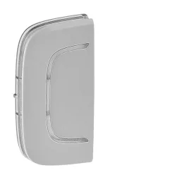   Legrand MyHome (Valena Allure) jelöletlen jobb vagy bal oldali burkolat, aluminium (Legrand 755334)