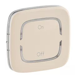   Legrand MyHOME (Valena Allure) BE/KI jelölés széles burkolat, elefántcsont (Legrand 755374)