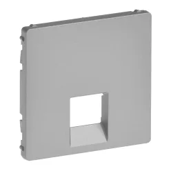   Legrand Valena Life 1xRJ45/RJ11 csatlakozóaljzat burkolat alumínium (Legrand 755412)