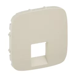   Legrand Valena Allure RJ11/RJ45 aljzat burkolat, Elefántcsont (Legrand 755416)