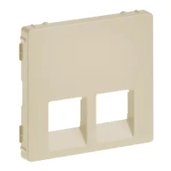   Legrand Valena Life 2xRJ45/RJ11 csatlakozóaljzat burkolat elefántcsont (Legrand 755421)